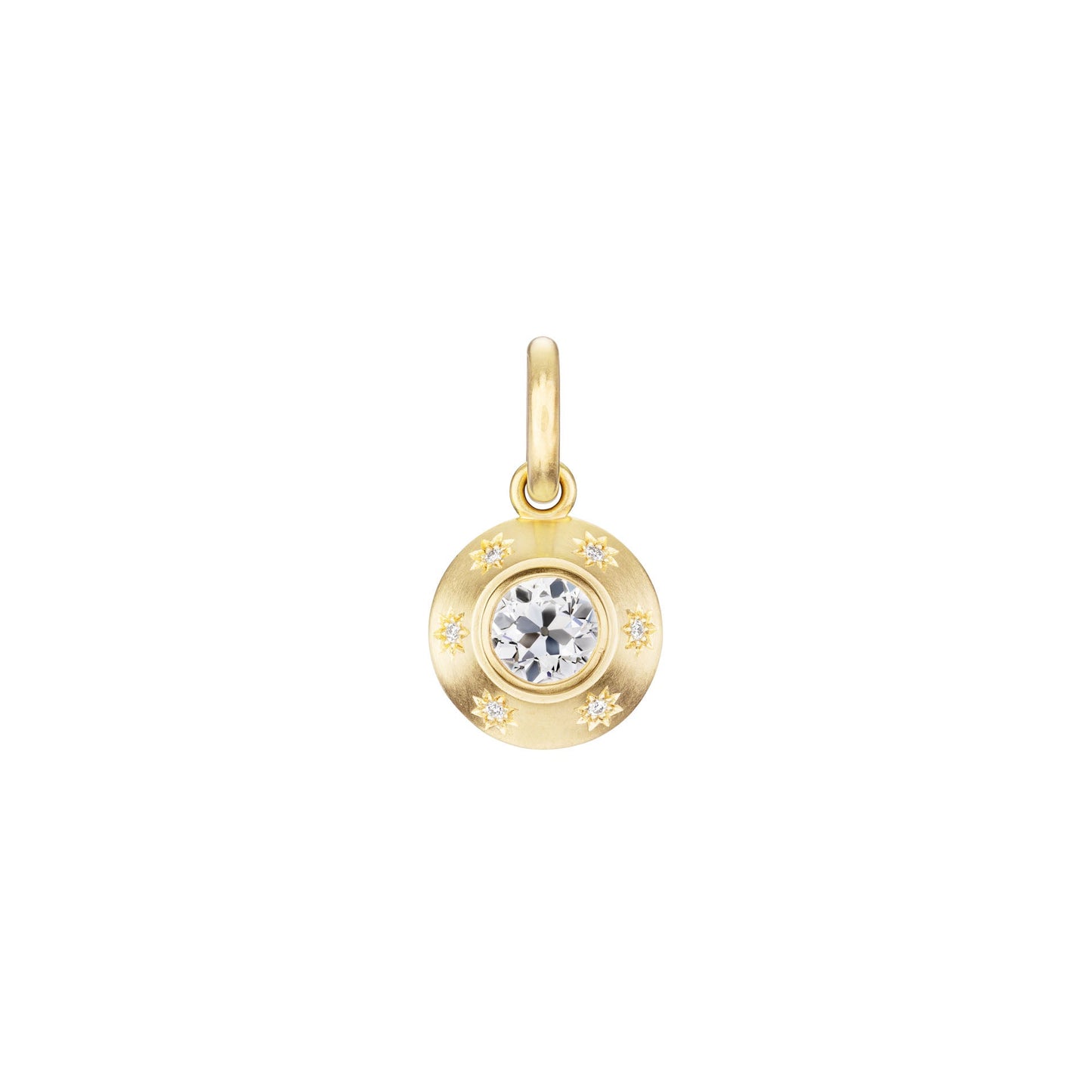 MIXED DIAMOND CHARM NECKLACE - OPHELIA EVE JEWELRY