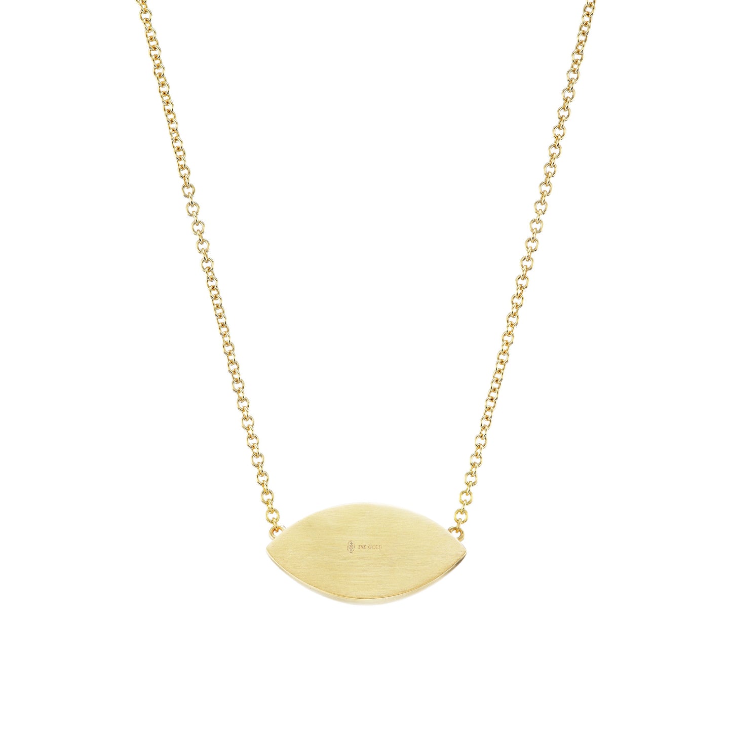 PEACH TOURMALINE MEGA EYE NECKLACE - OPHELIA EVE