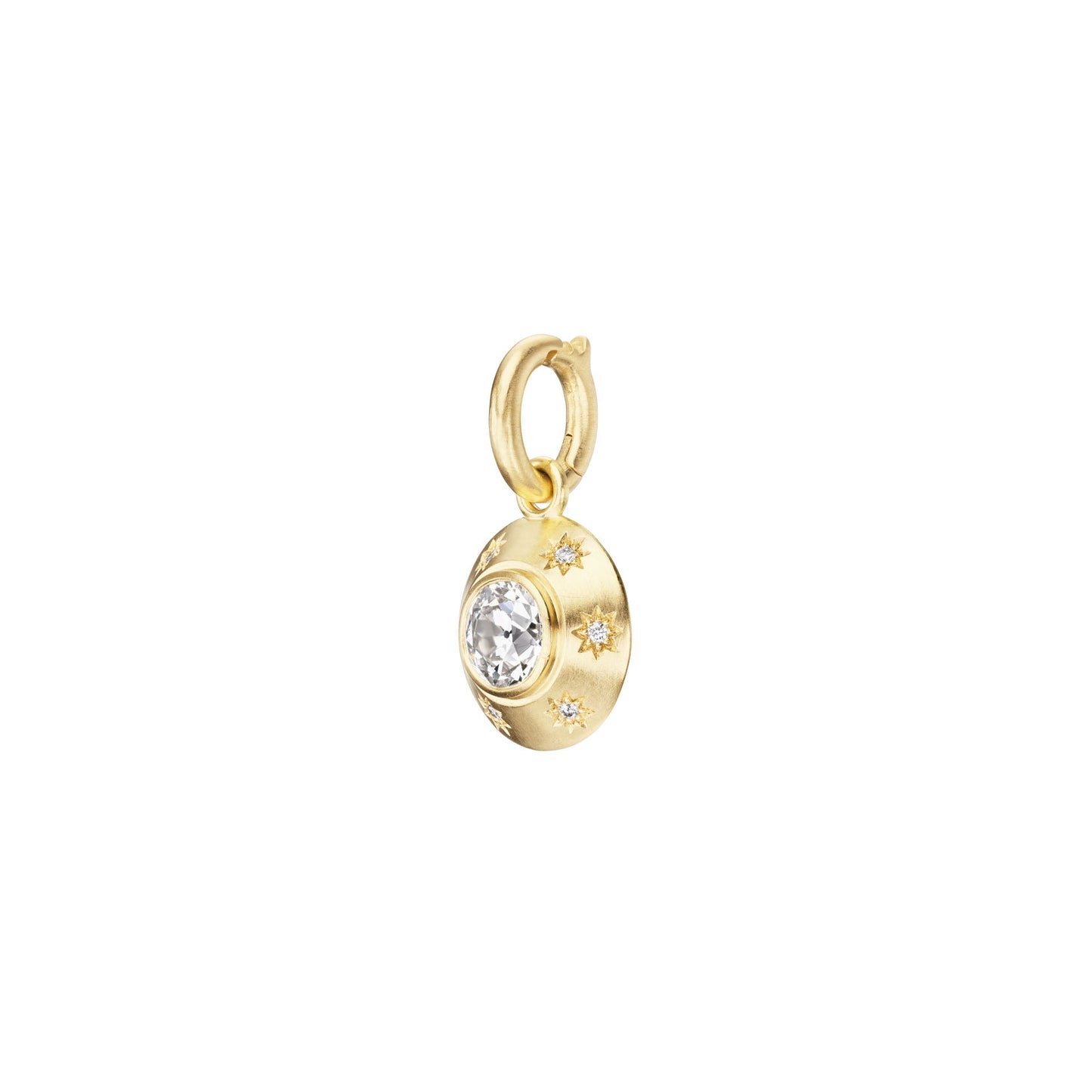 STARBURST OLD EUROPEAN CUT DIAMOND PENDANT - OPHELIA EVE JEWELRY