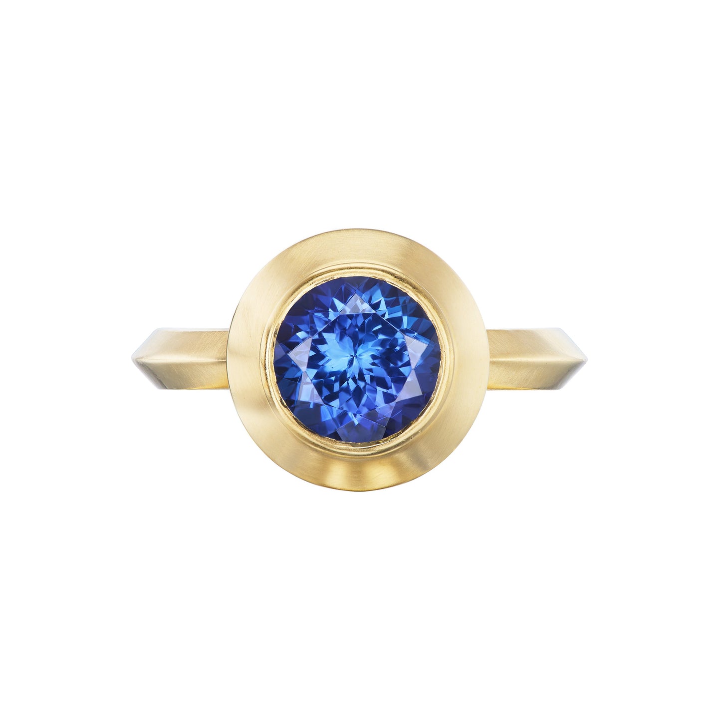 TANZANITE MINI ROUND RING - OPHELIA EVE