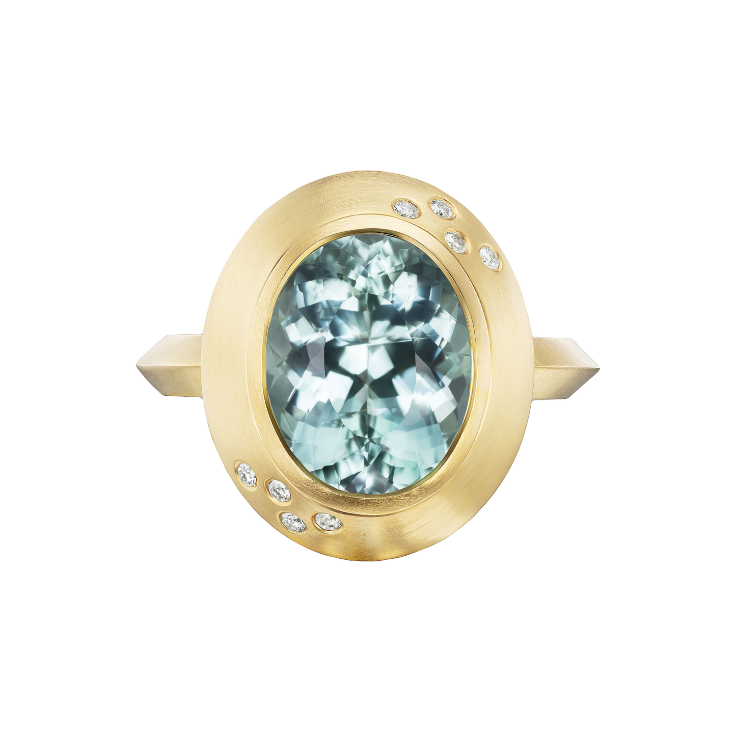 BLUE TOURMALINE MEGA OVAL RING