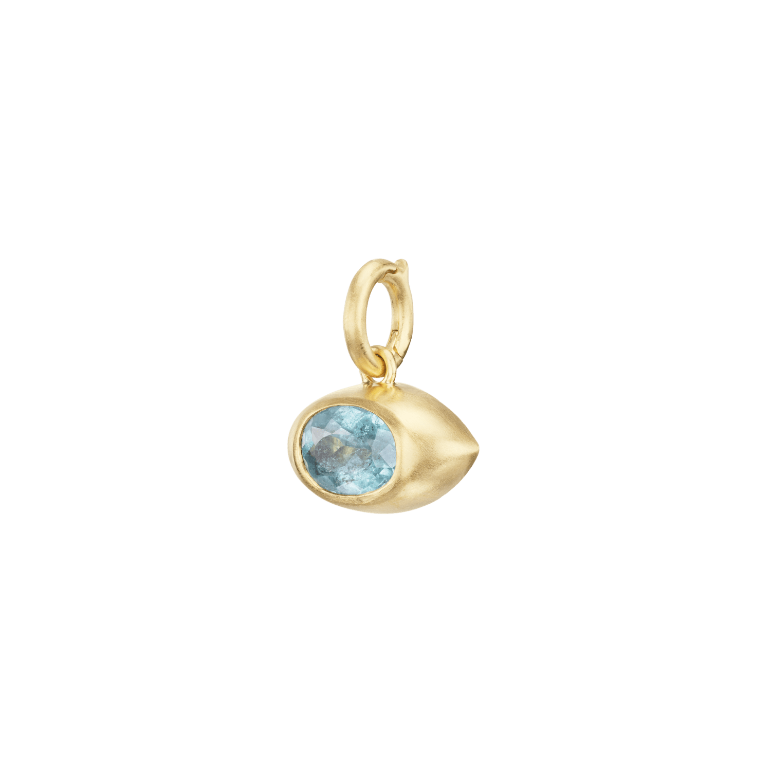 BLUE TOURMALINE EYE PENDANT - Ophelia Eve Jewelry