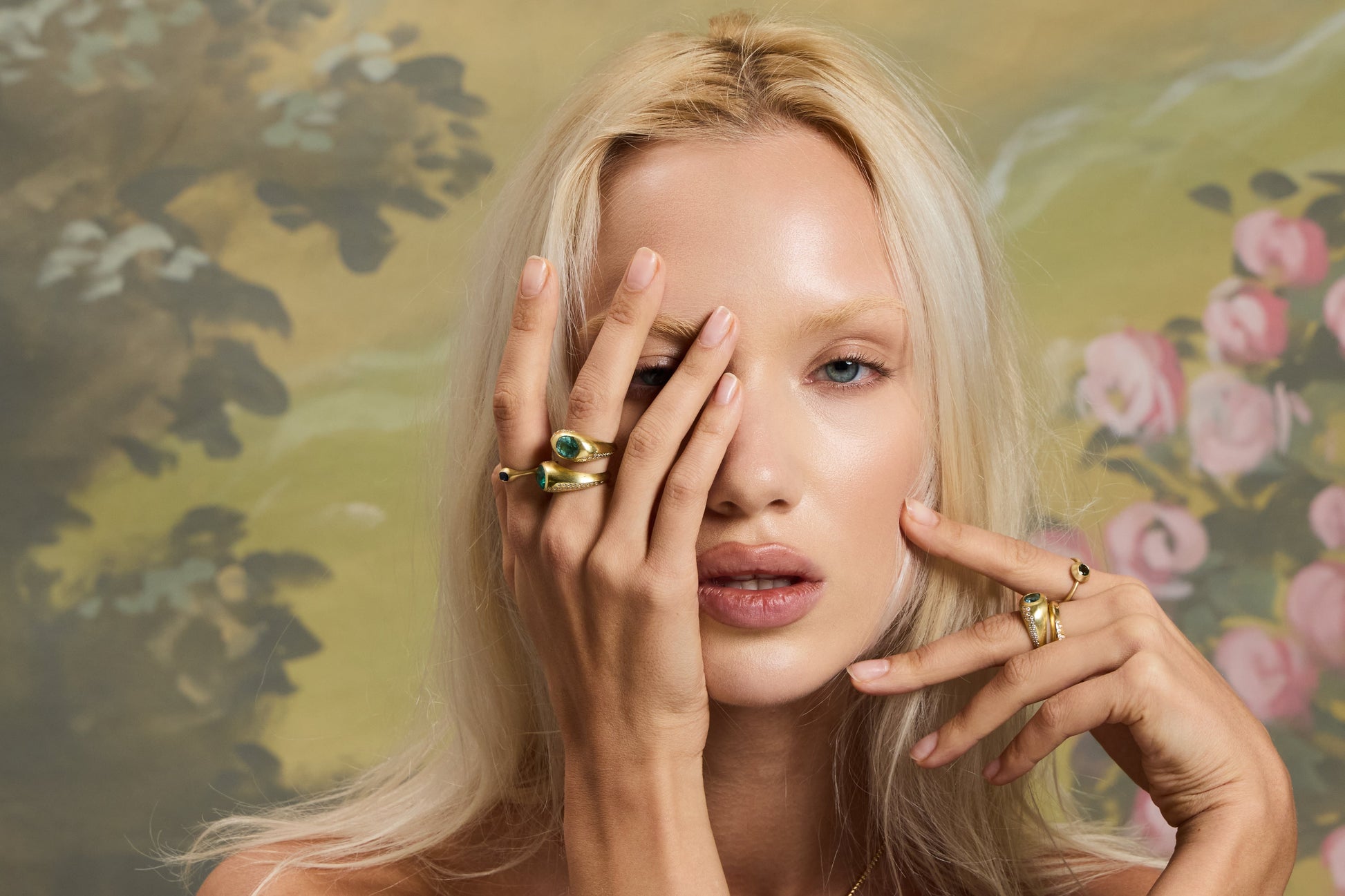 BLUE TOURMALINE OVAL SIGNET RING - Ophelia Eve Jewelry