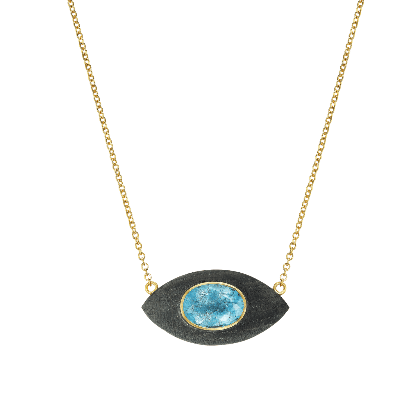 BOG OAK MEGA EYE NECKLACE - Ophelia Eve Jewelry
