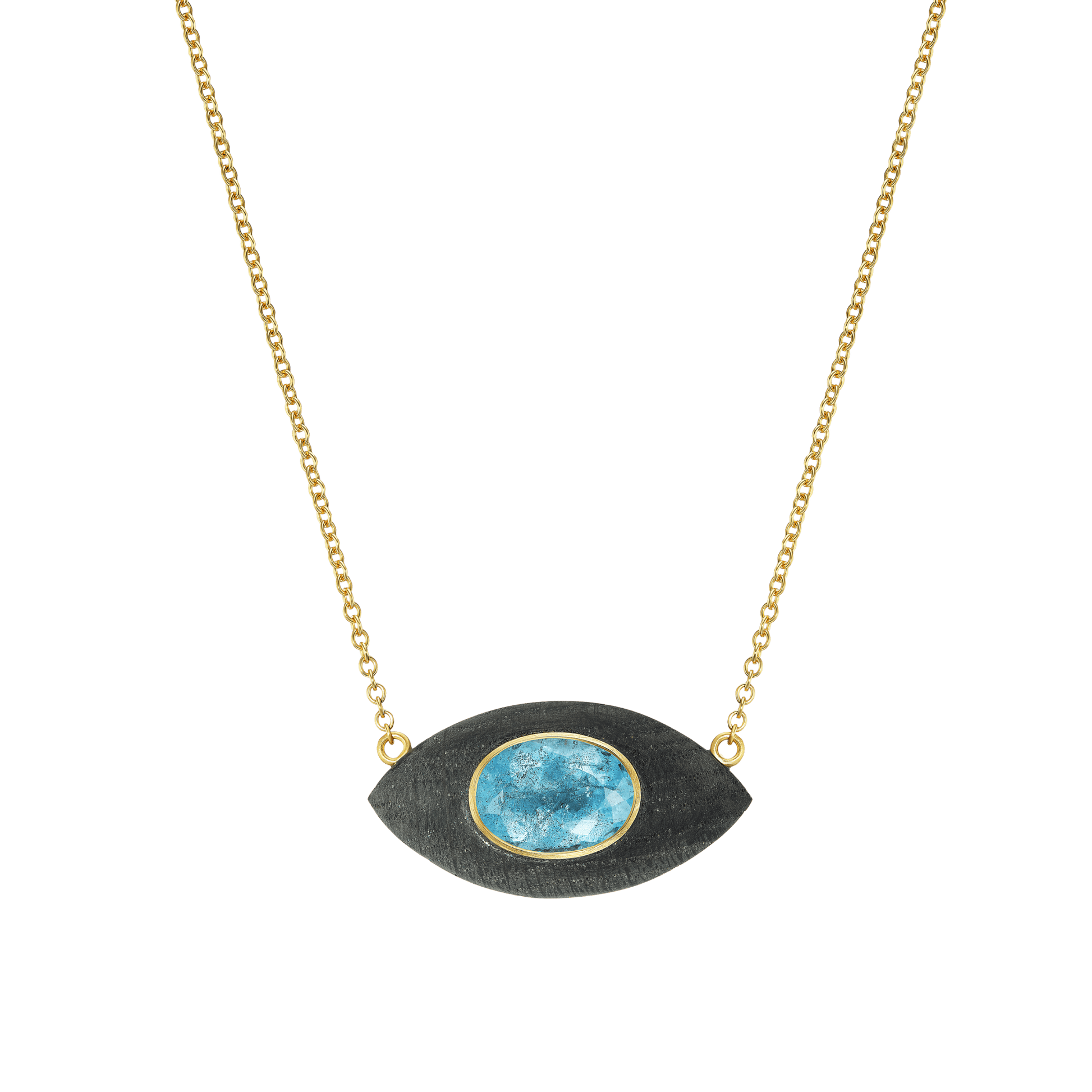 BOG OAK MEGA EYE NECKLACE - Ophelia Eve Jewelry
