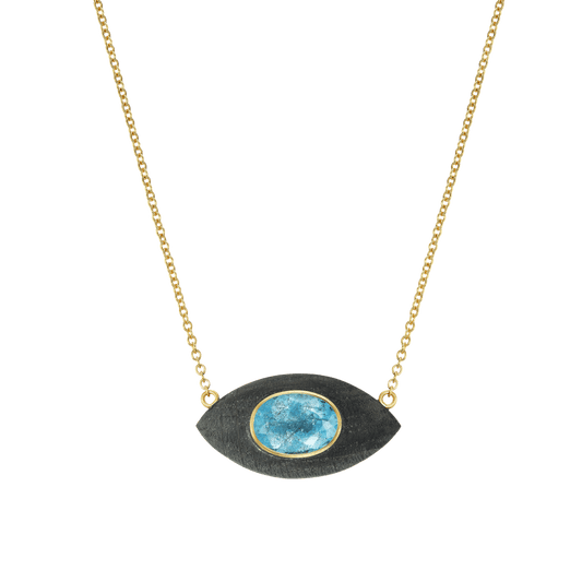 BOG OAK MEGA EYE NECKLACE - Ophelia Eve Jewelry
