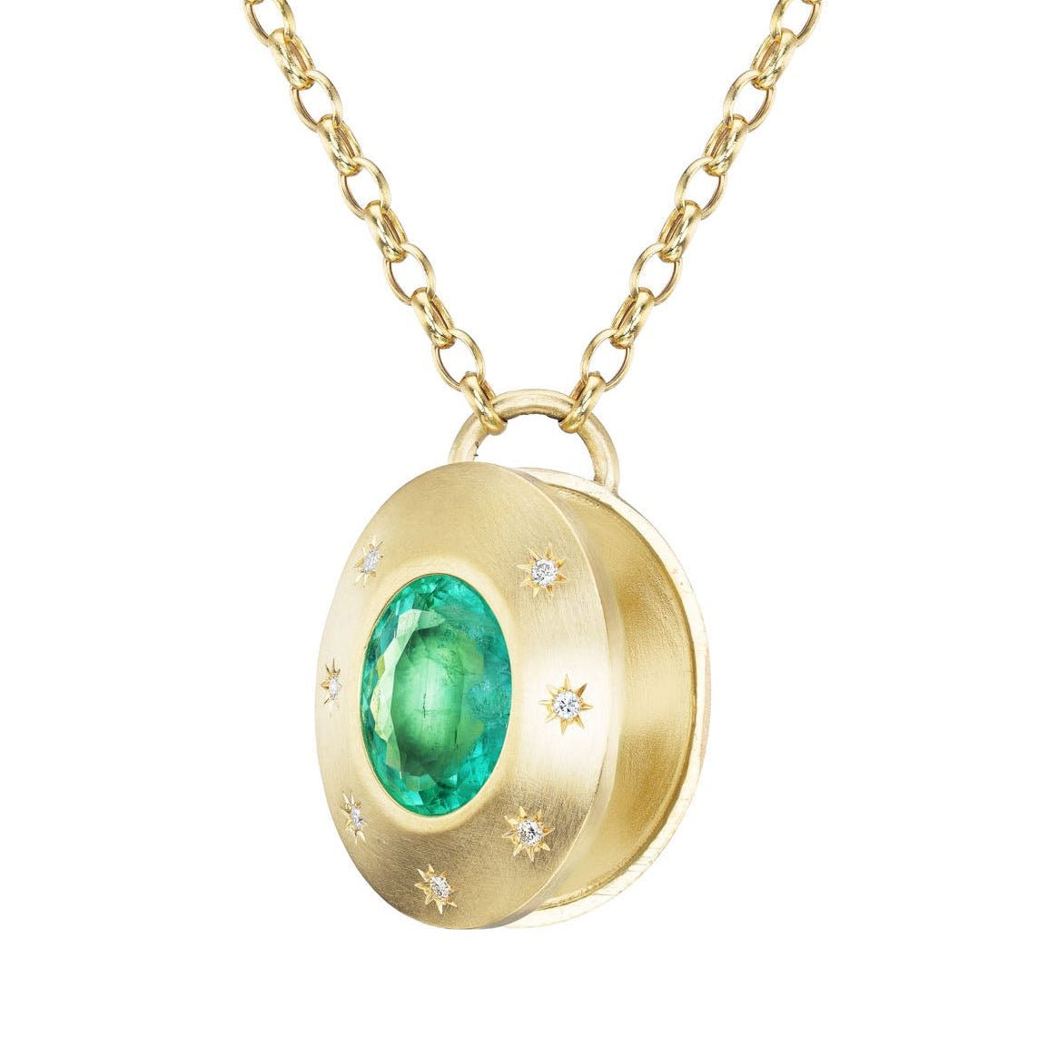 EMERALD BLOOM LOCKET - Ophelia Eve Jewelry