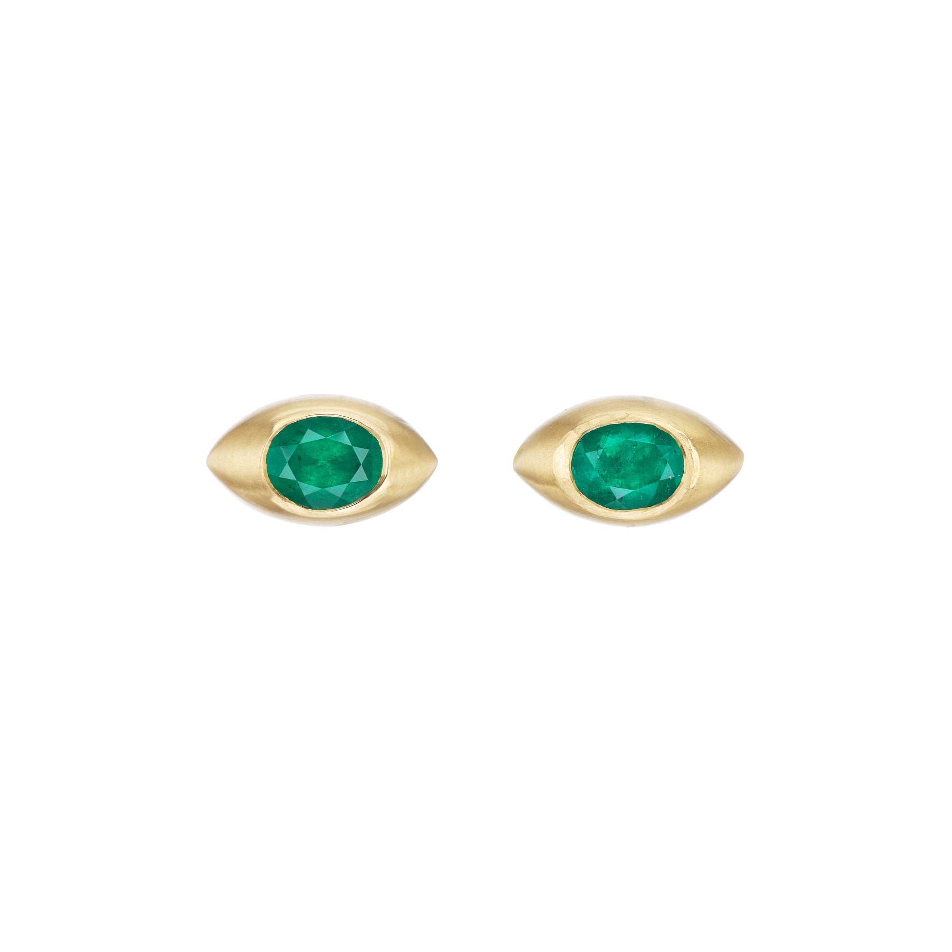 EMERALD EYE STUDS - OPHELIA EVE