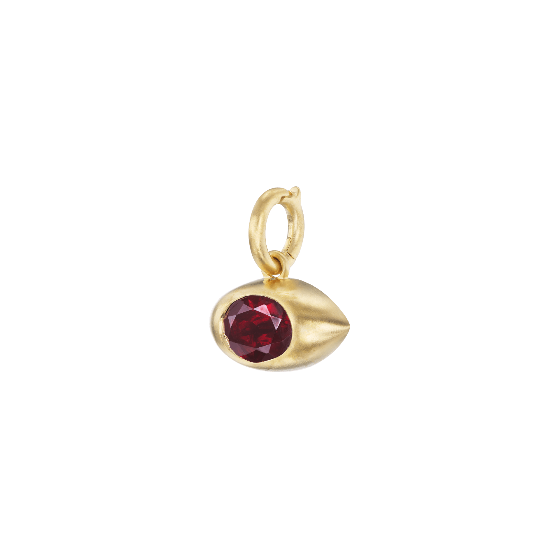GARNET EYE PENDANT - Ophelia Eve Jewelry
