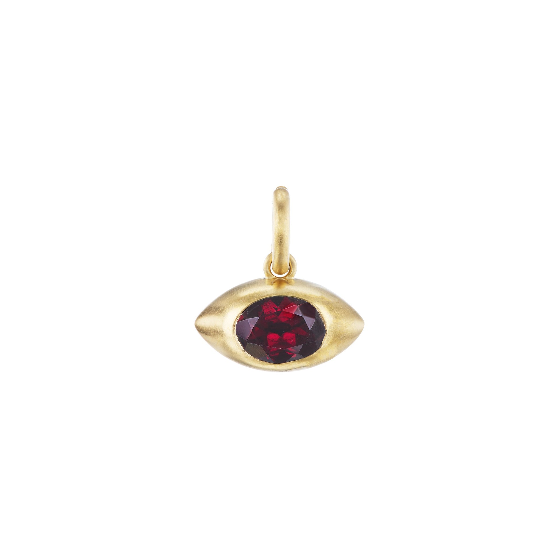 GARNET EYE PENDANT - OPHELIA EVE