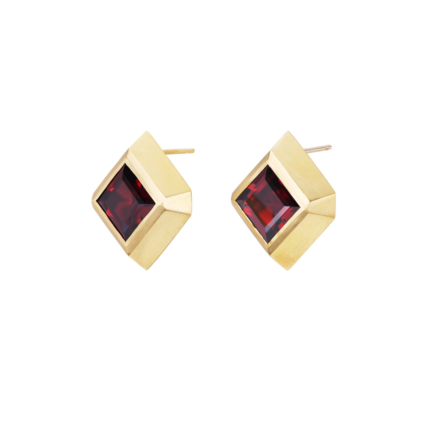 MEGA GARNET KITE STUDS - OPHELIA EVE