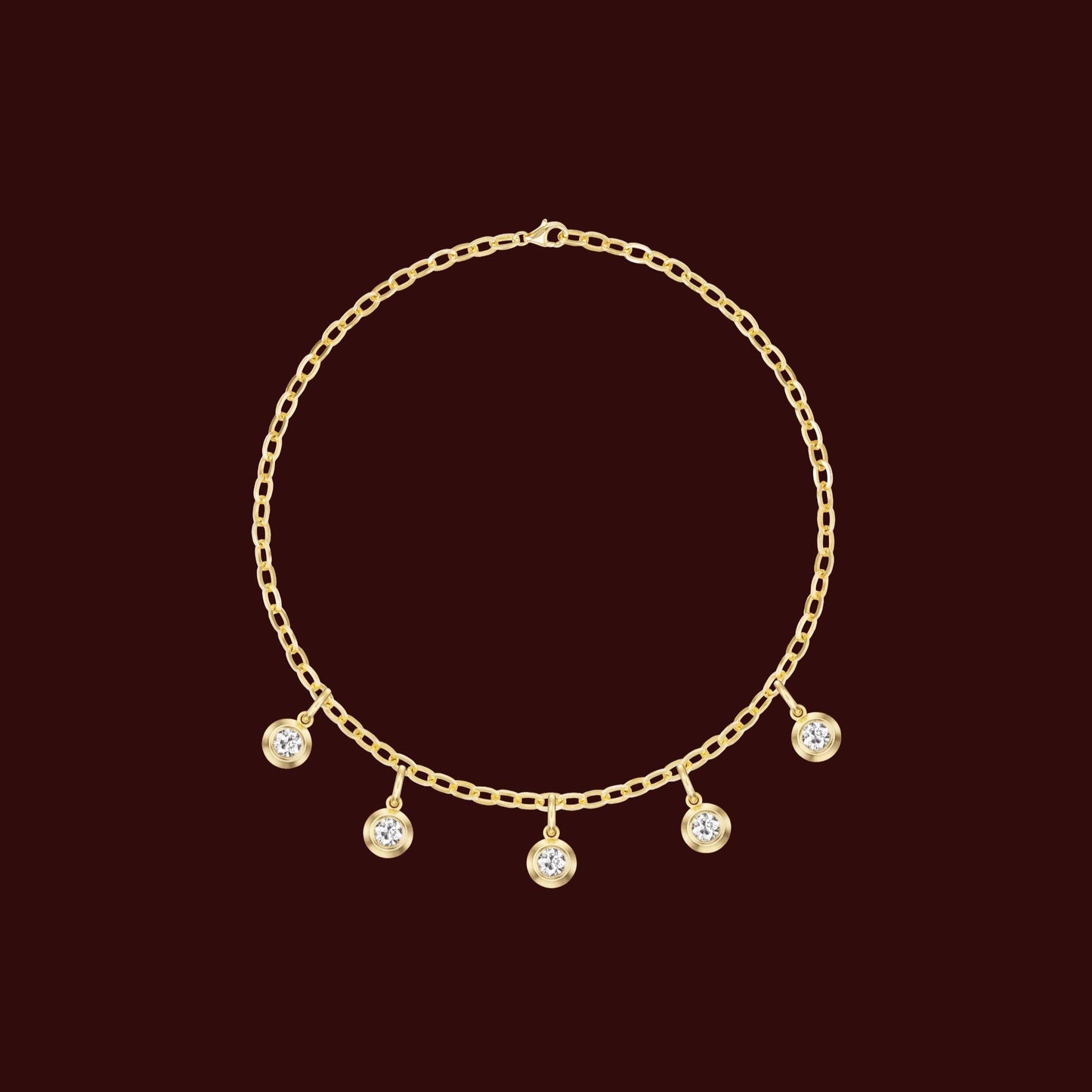 OLD EUROPEAN CUT DIAMOND PENDANT - OPHELIA EVE JEWELRY