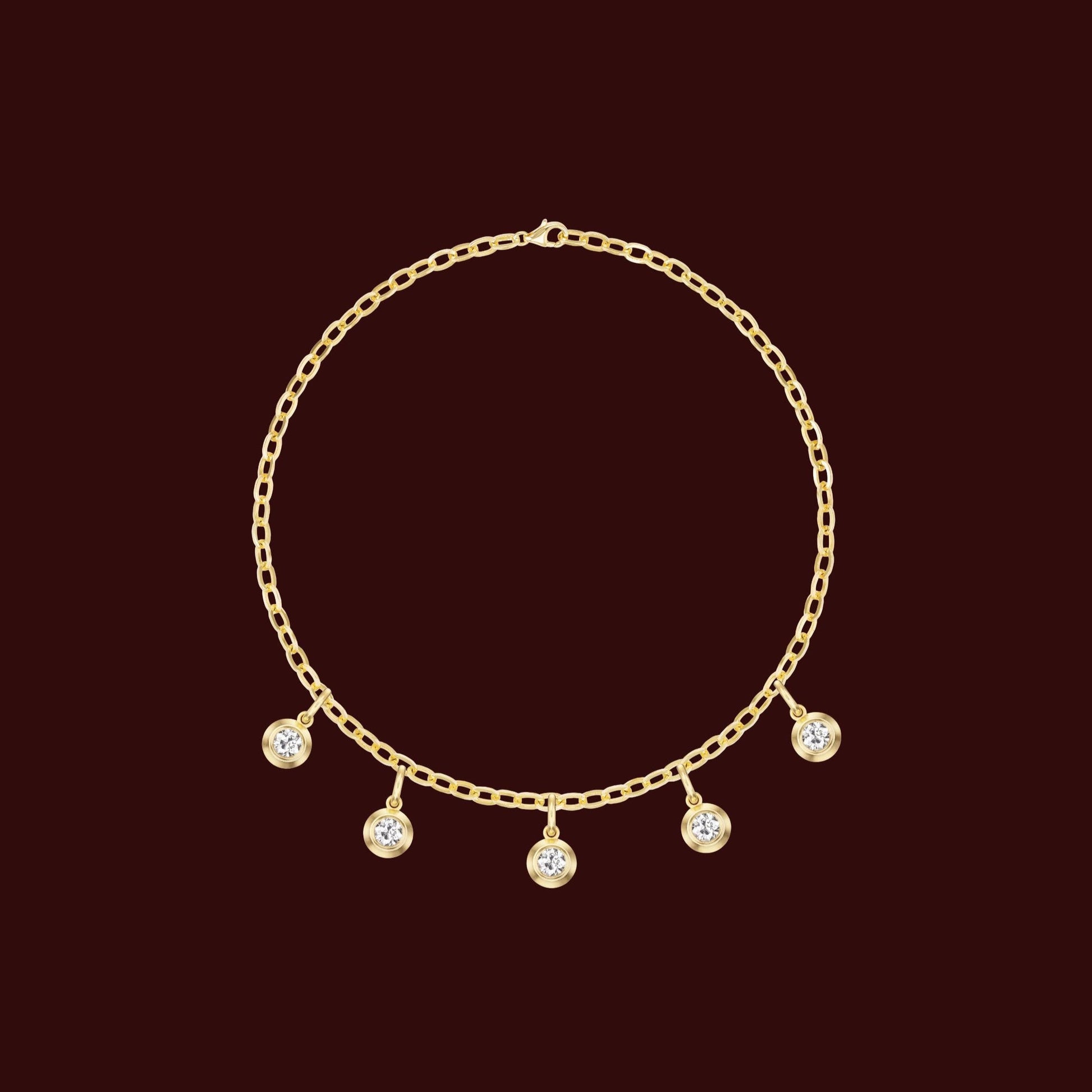 OLD EUROPEAN CUT DIAMOND PENDANT - OPHELIA EVE JEWELRY