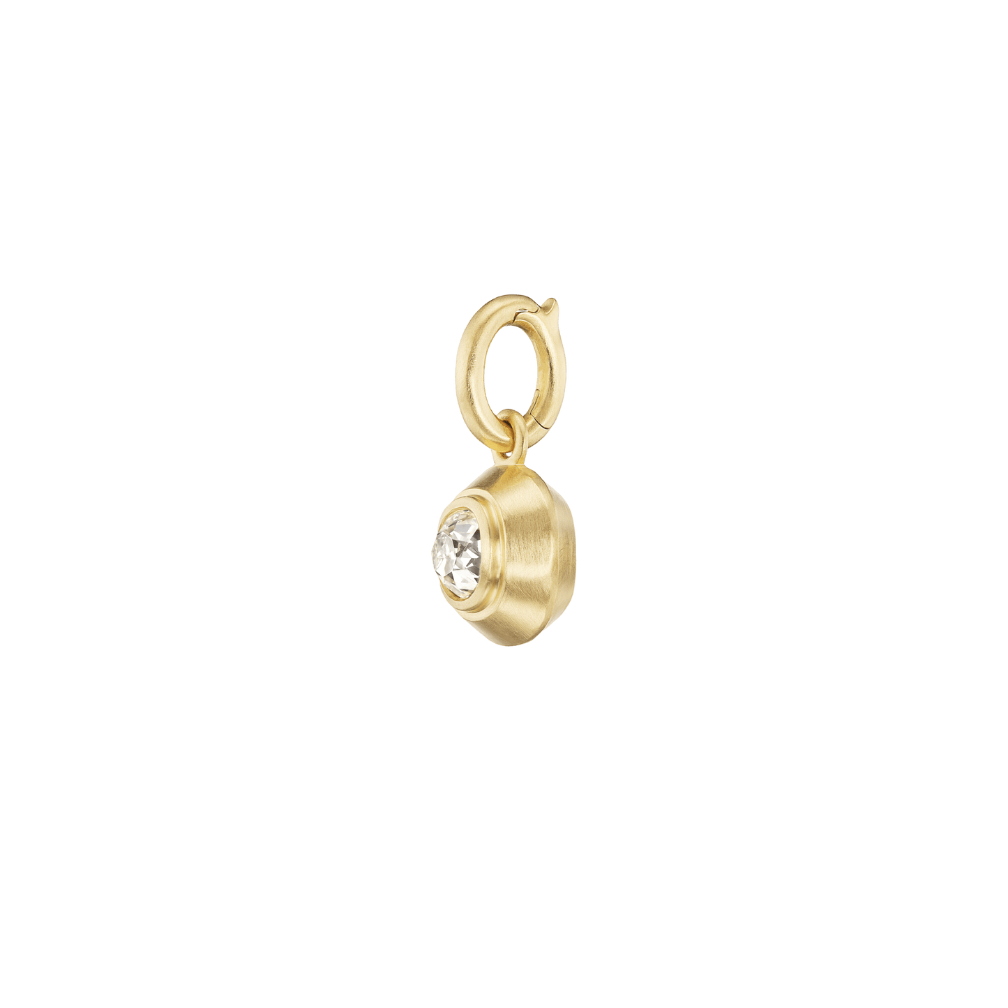 OLD MINE CUT DIAMOND CHARM - Ophelia Eve Jewelry