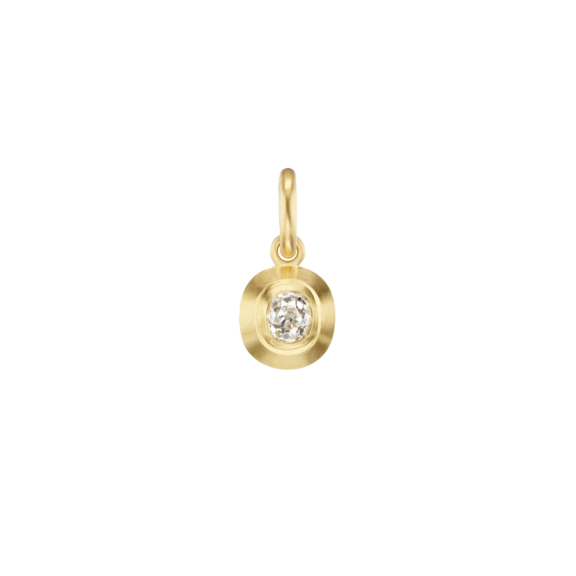 OLD MINE CUT DIAMOND CHARM - Ophelia Eve Jewelry