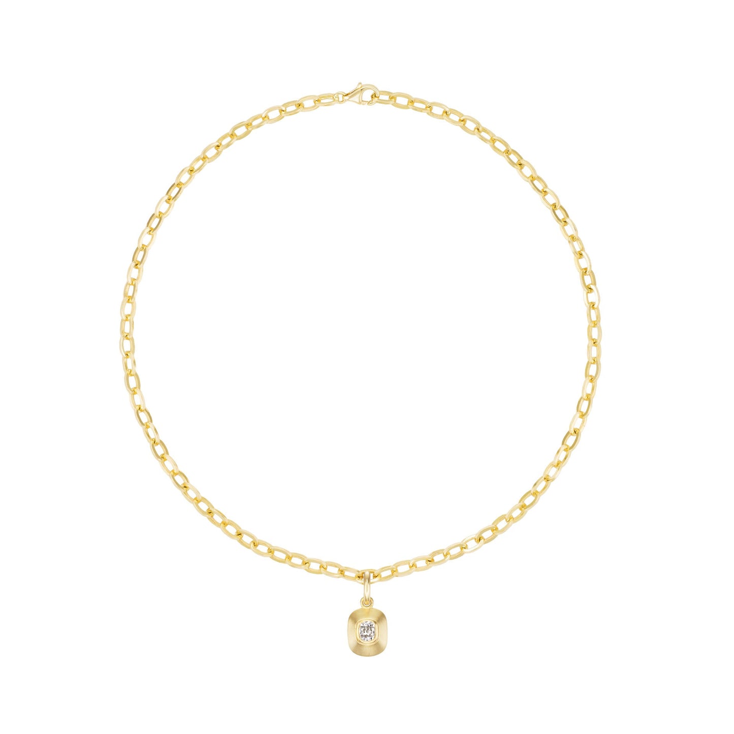 OLD MINE CUT DIAMOND PENDANT - OPHELIA EVE JEWELRY