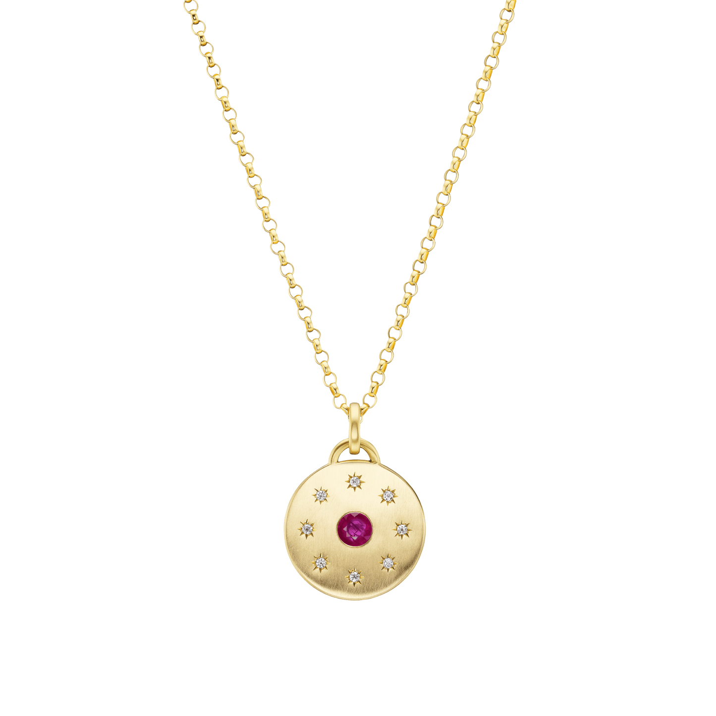 RUBY BLOOM CHARM - Ophelia Eve Jewelry