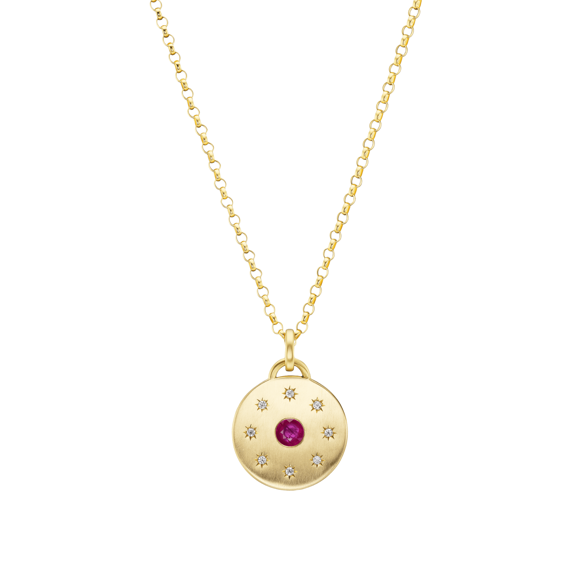 RUBY BLOOM CHARM - Ophelia Eve Jewelry