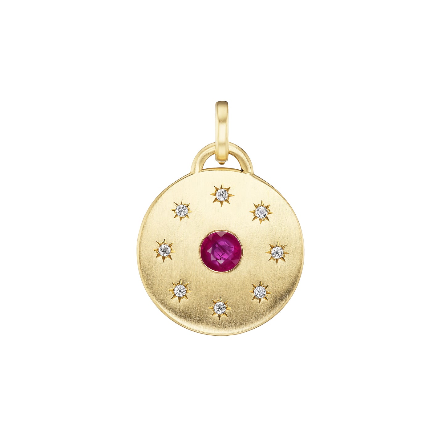 RUBY BLOOM CHARM - Ophelia Eve Jewelry