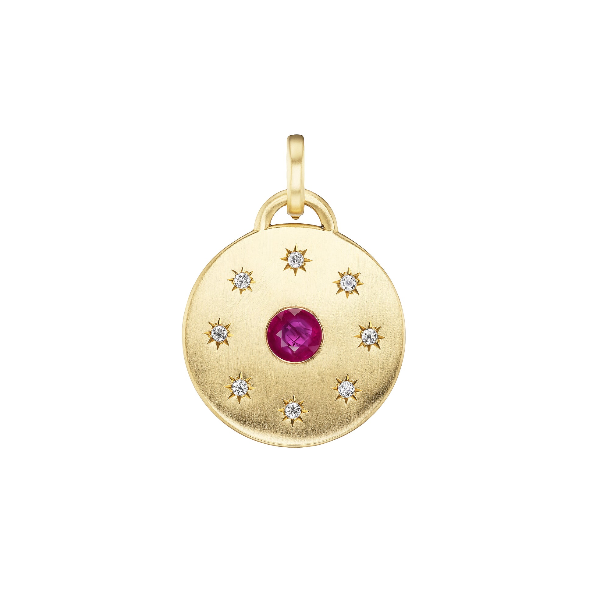 RUBY BLOOM CHARM - Ophelia Eve Jewelry