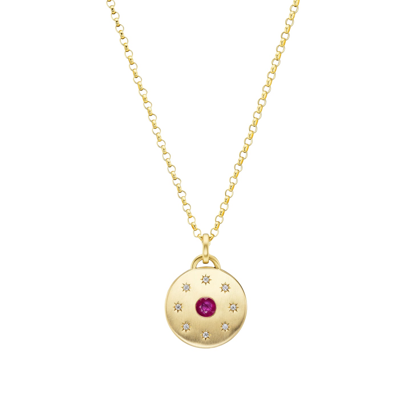 RUBY BLOOM CHARM - Ophelia Eve Jewelry