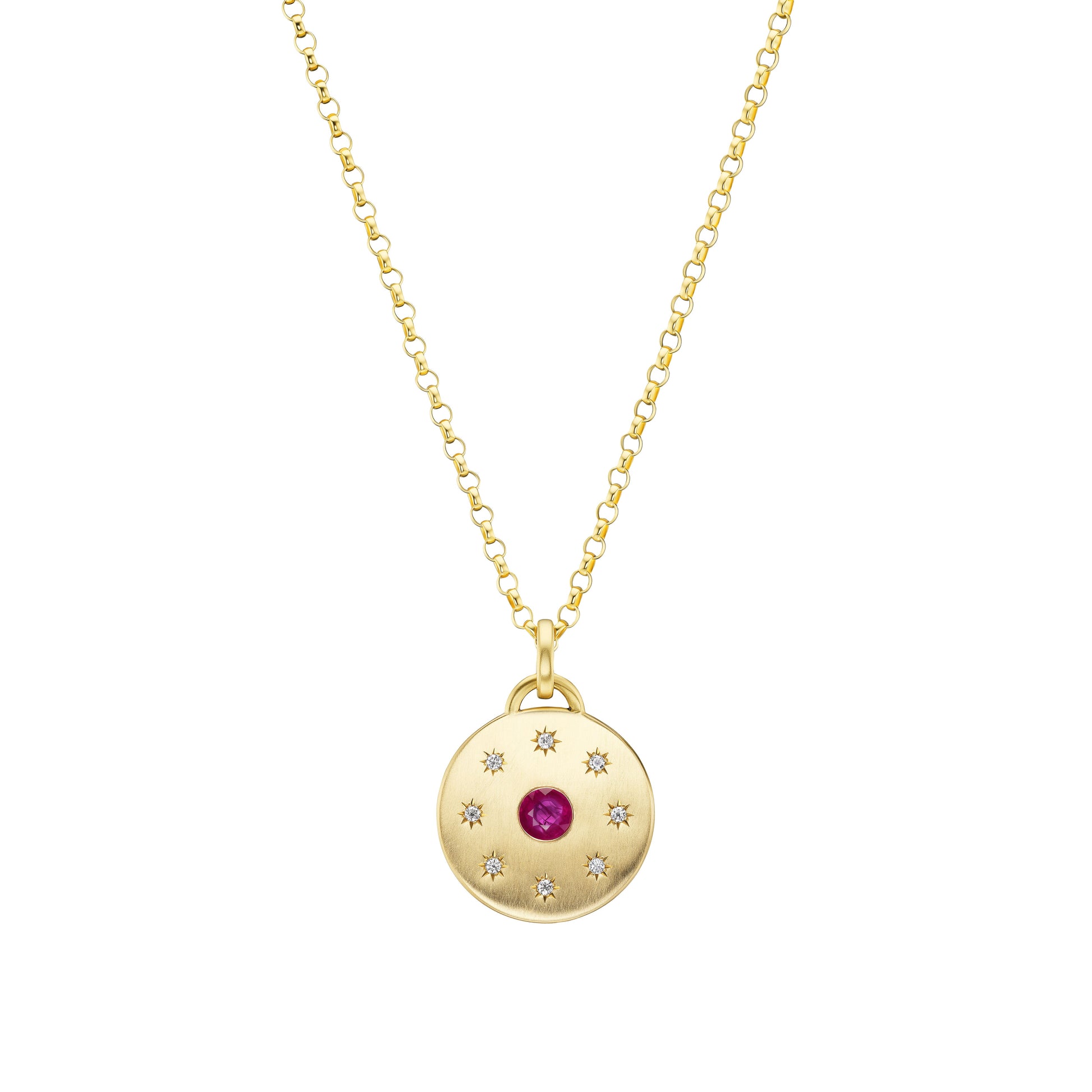 RUBY BLOOM CHARM - Ophelia Eve Jewelry