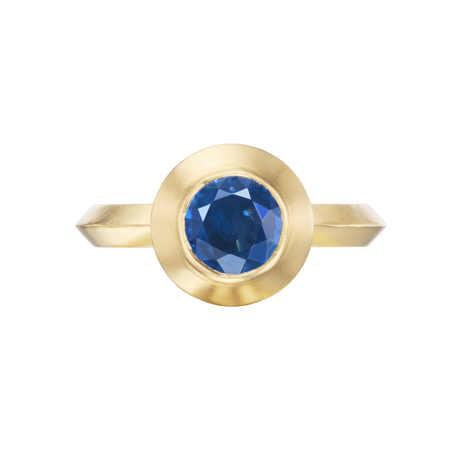 SAPPHIRE MINI ROUND RING - Ophelia Eve Jewelry