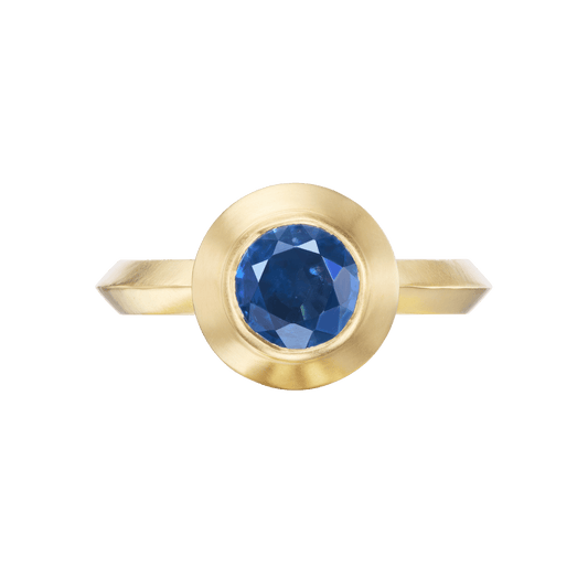 SAPPHIRE MINI ROUND RING - Ophelia Eve Jewelry