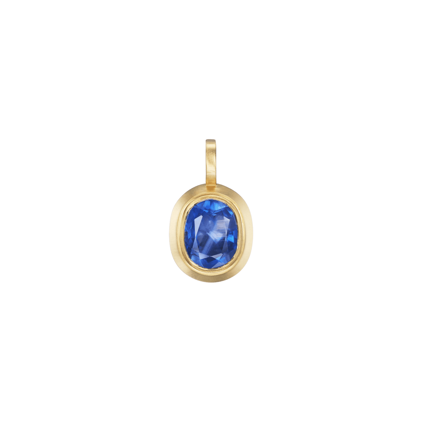 SAPPHIRE OVAL PENDANT - Ophelia Eve Jewelry