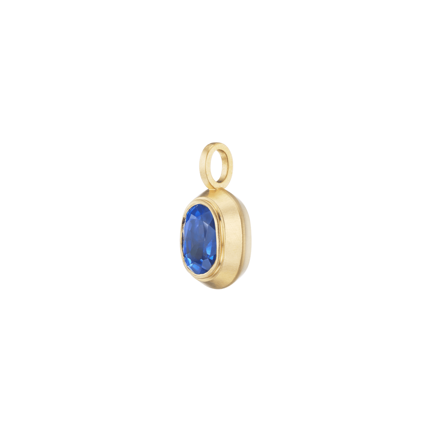 SAPPHIRE OVAL PENDANT - Ophelia Eve Jewelry
