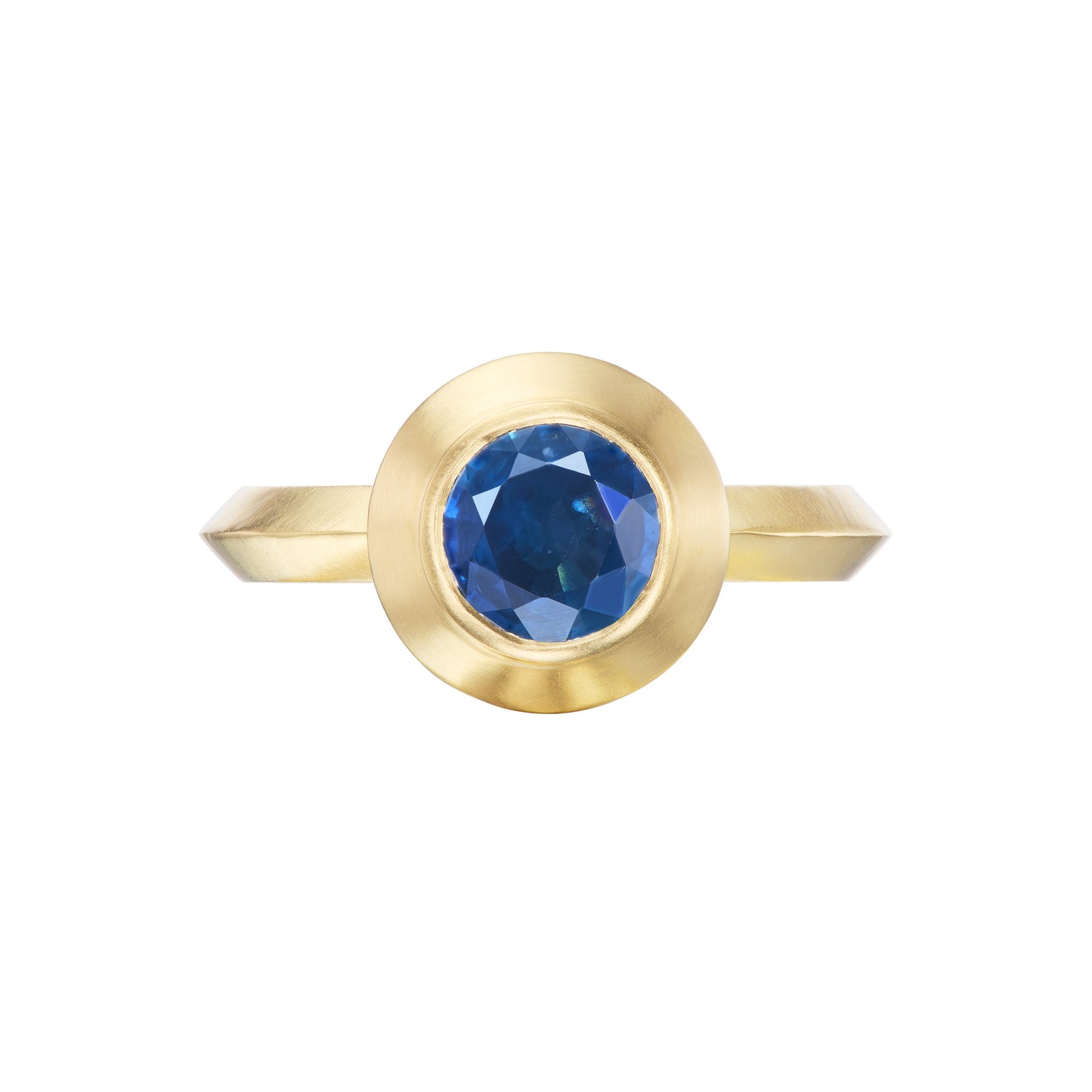 SAPPHIRE ROUND RING - OPHELIA EVE