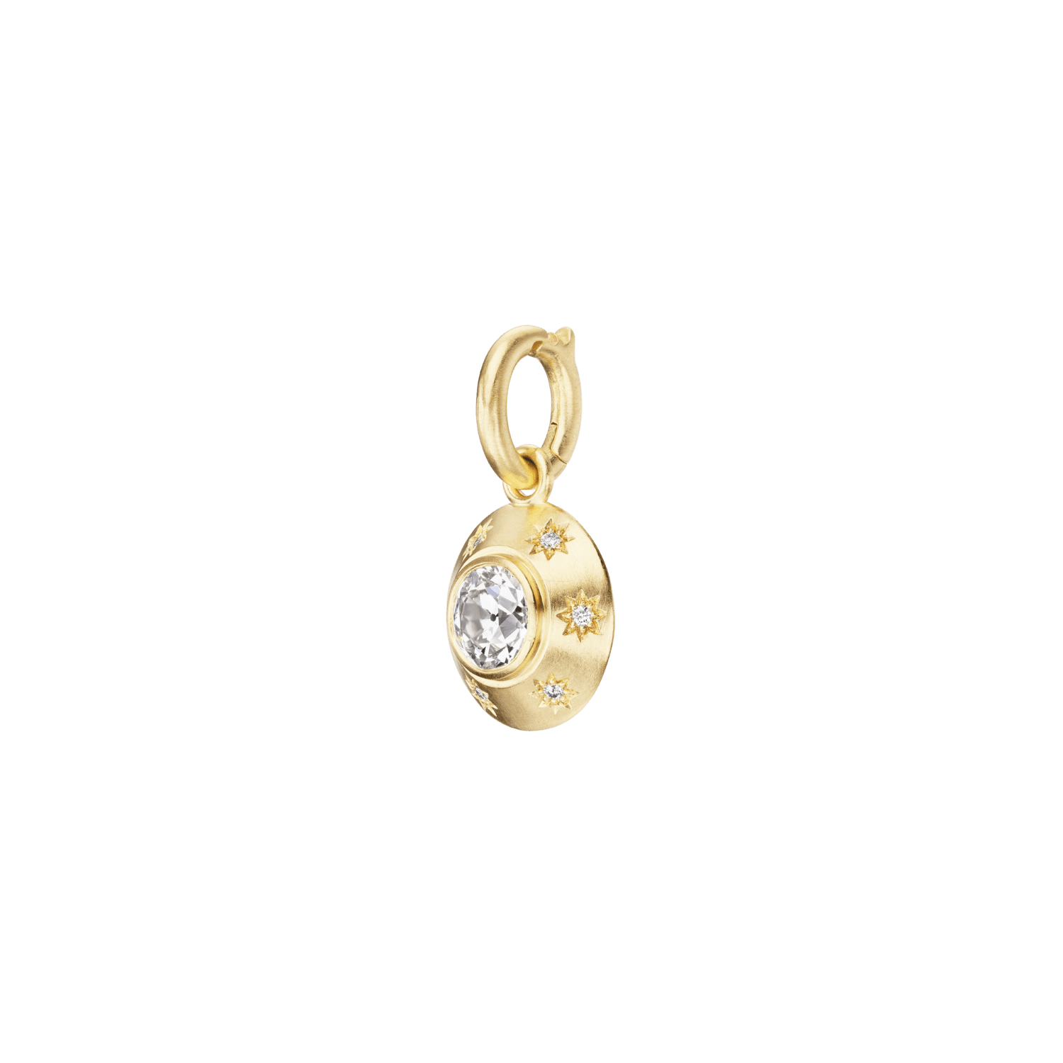 STARBURST OLD EUROPEAN CUT DIAMOND PENDANT - Ophelia Eve Jewelry