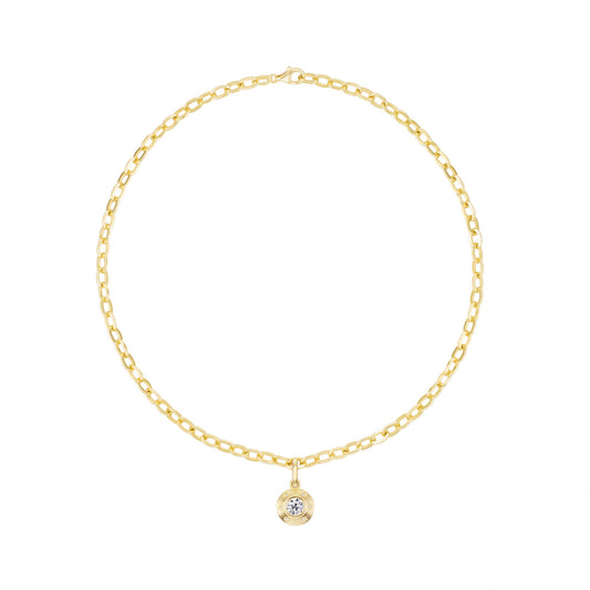 STARBURST OLD EUROPEAN CUT DIAMOND PENDANT - OPHELIA EVE JEWELRY