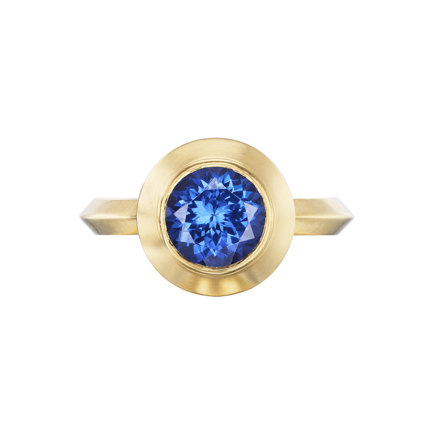 TANZANITE MINI ROUND RING - Ophelia Eve Jewelry