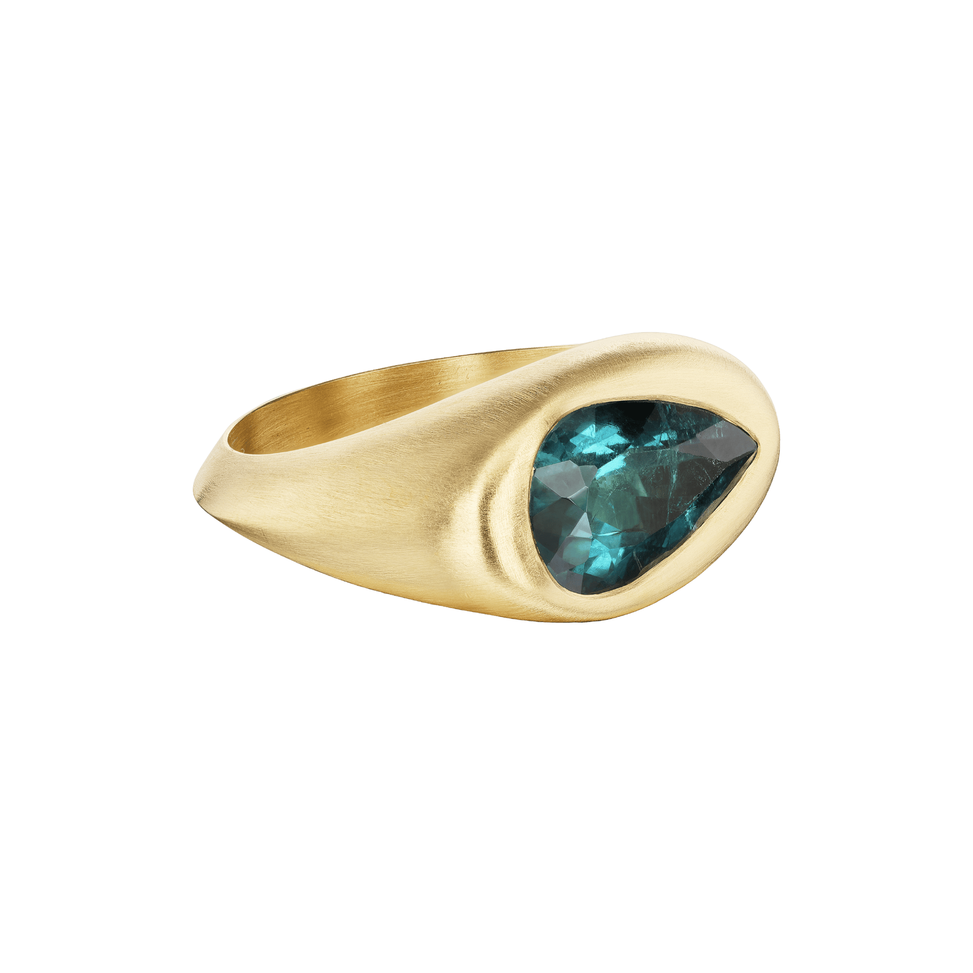 TOURMALINE SIGNET RING - Ophelia Eve Jewelry