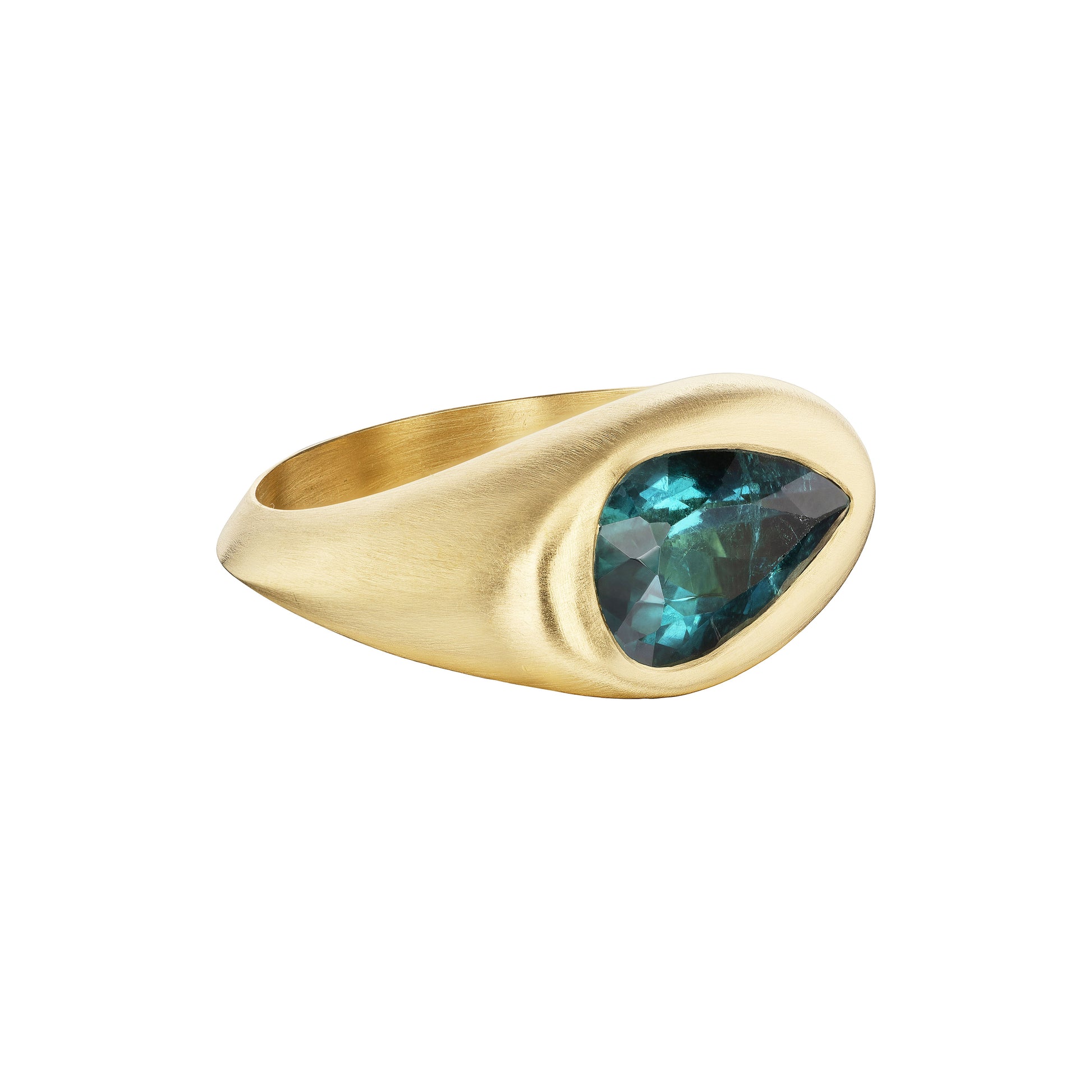 TOURMALINE SIGNET RING - Ophelia Eve Jewelry