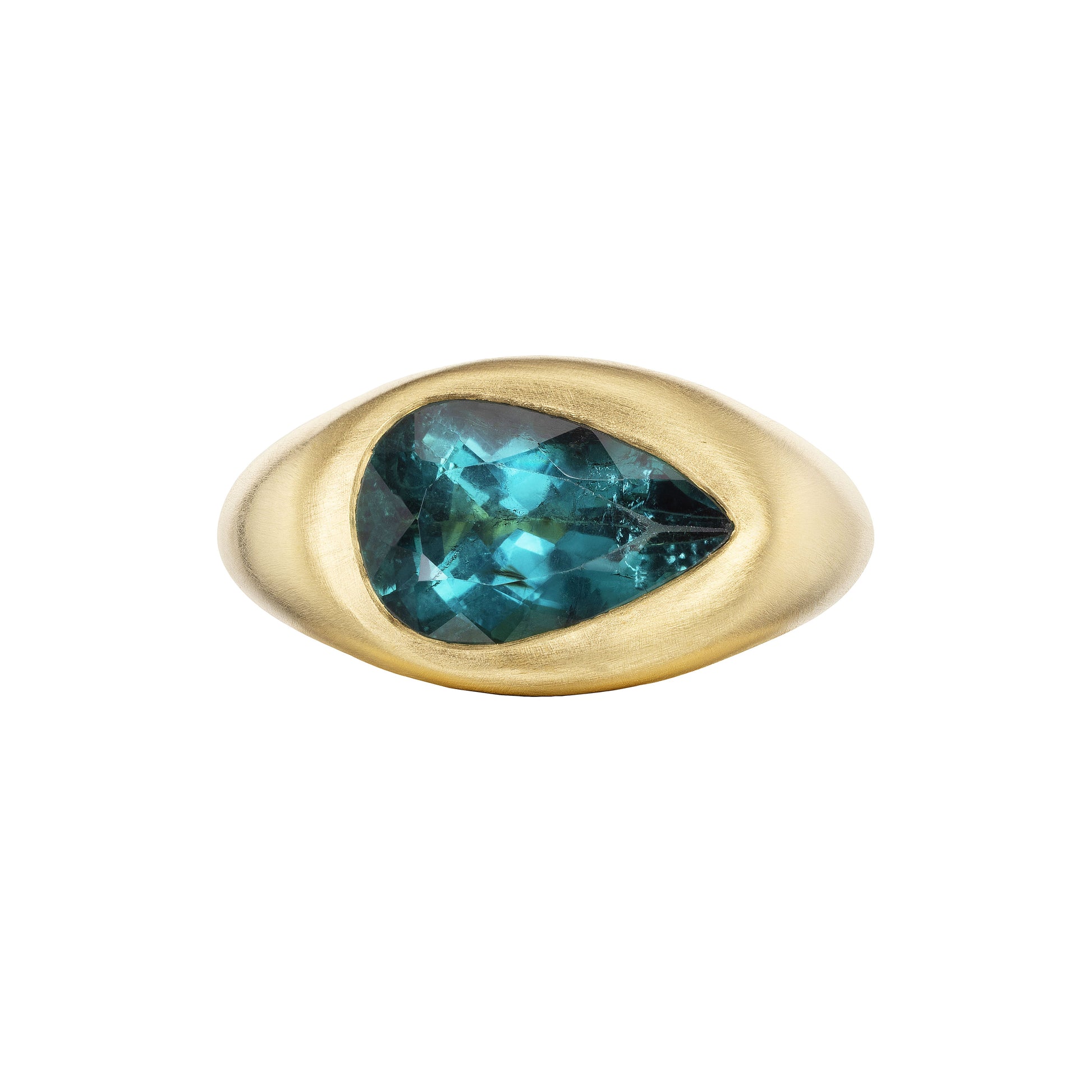 TOURMALINE SIGNET RING - Ophelia Eve Jewelry