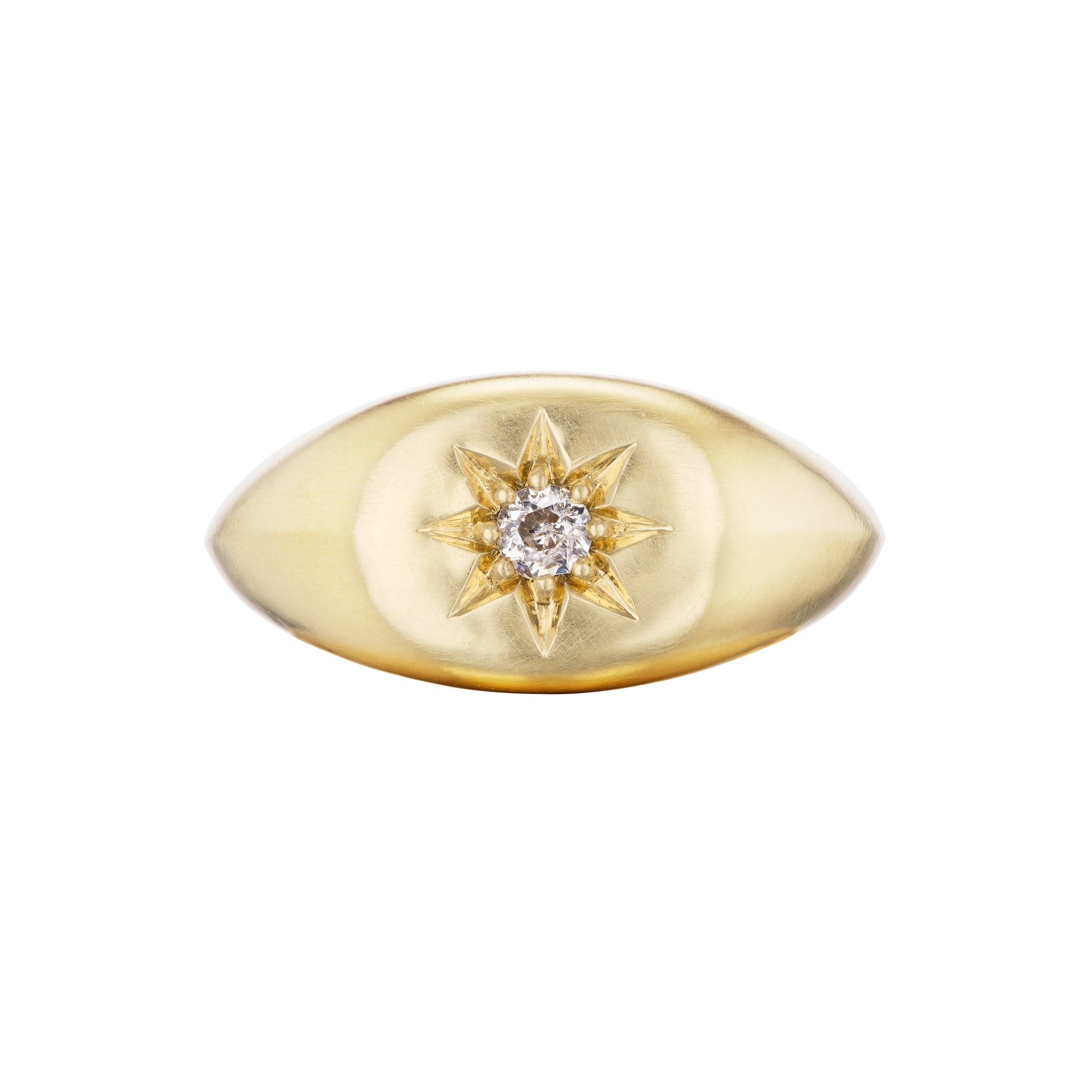 VICTORIAN STAR SIGNET RING - OPHELIA EVE