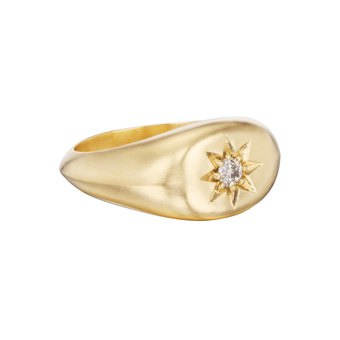 VICTORIAN STAR SIGNET RING - Ophelia Eve Jewelry