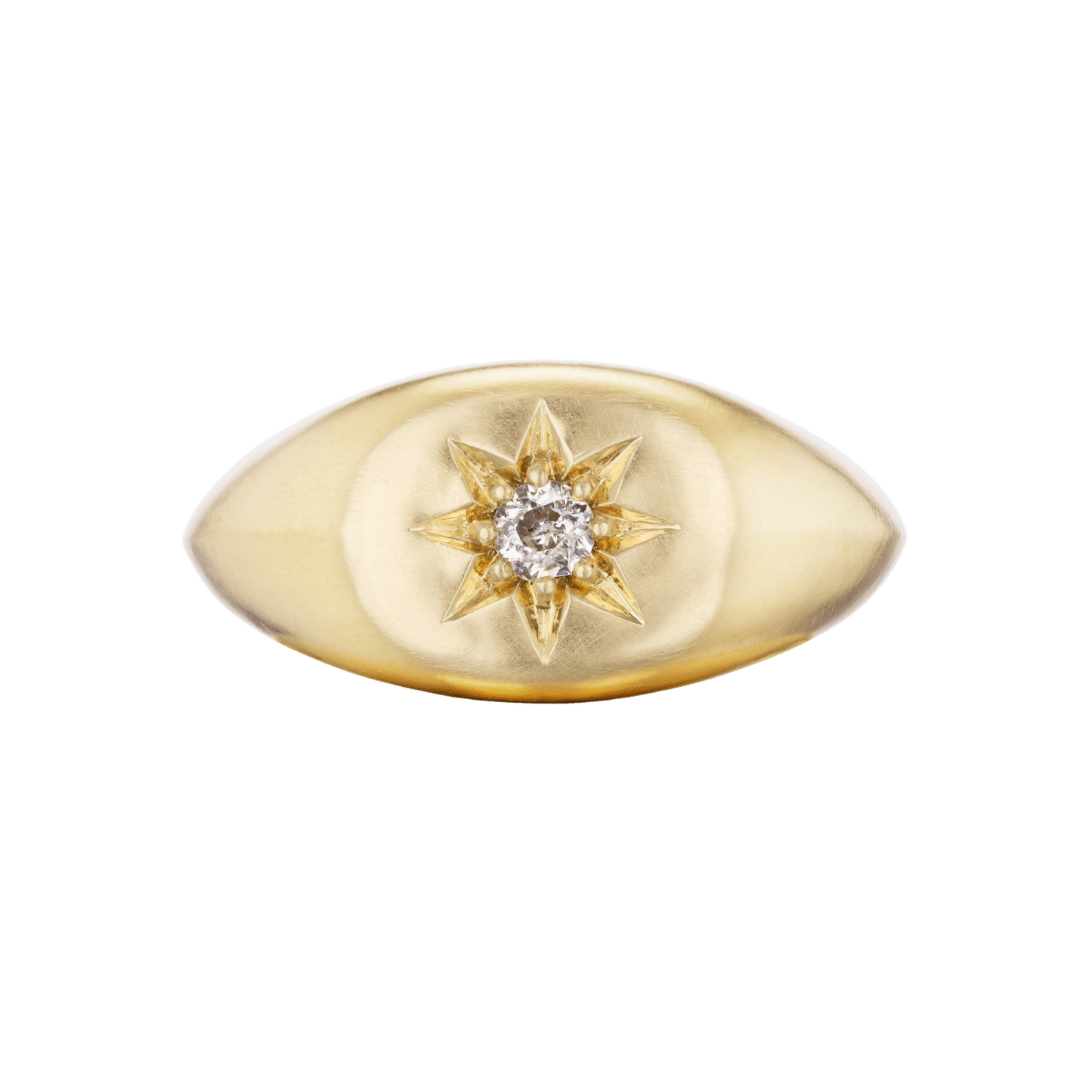 VICTORIAN STAR SIGNET RING - Ophelia Eve Jewelry