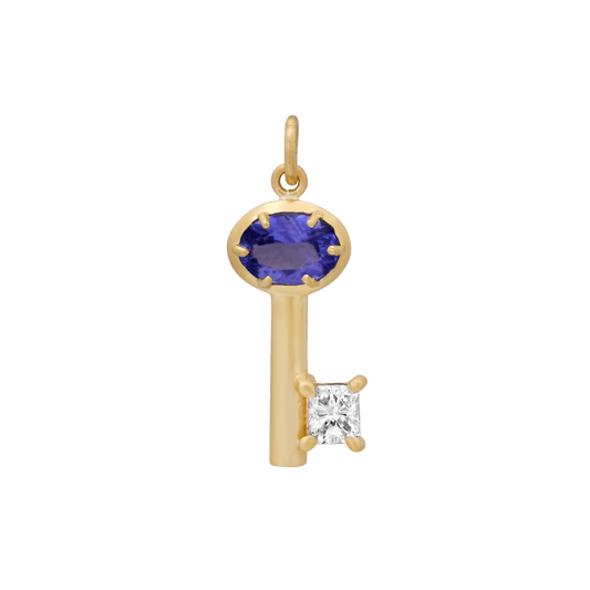 WILDING KEY PENDANT - Ophelia Eve Jewelry